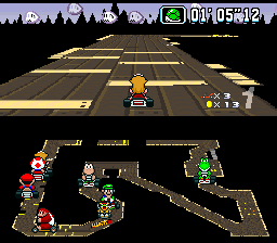 Super Mario Kart: Super Circuit Demake