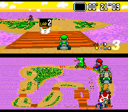 Super Mario Kart: Super Circuit Demake