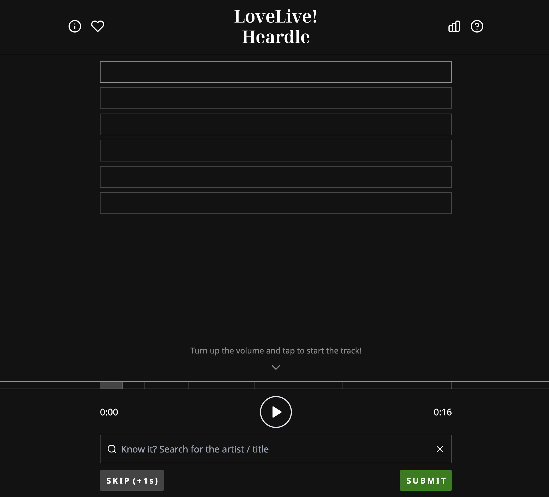 Love Live Heardle