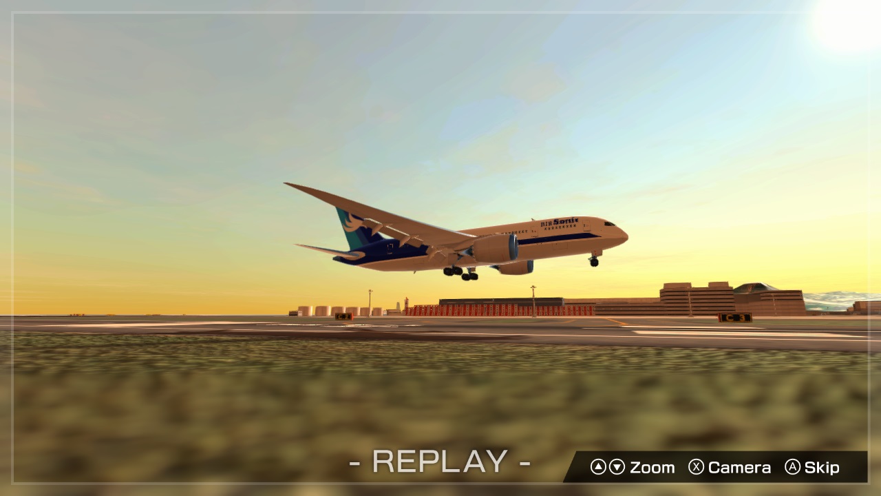 Landing Hero: Haneda x 787