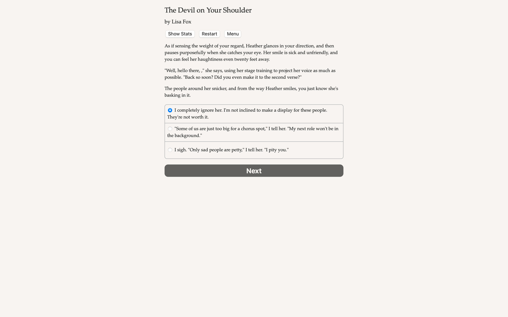 Devil on Your Shoulder