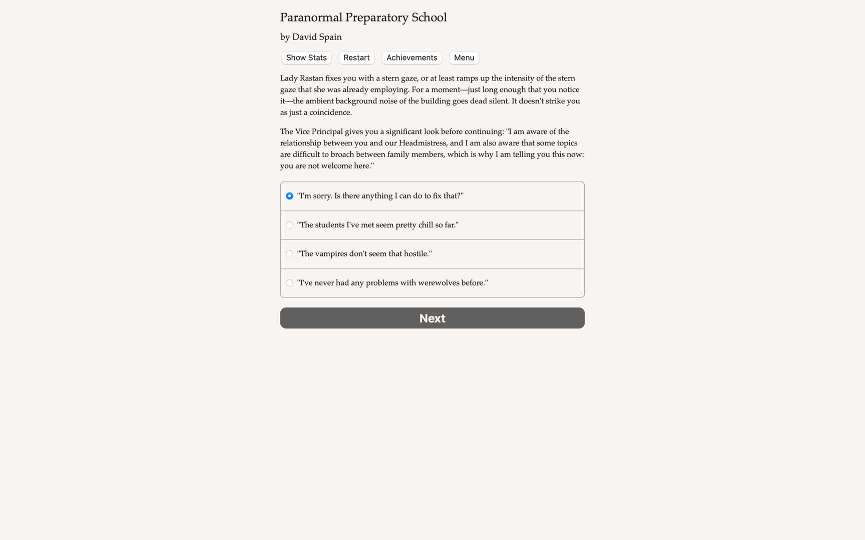 Paranormal Preparatory School