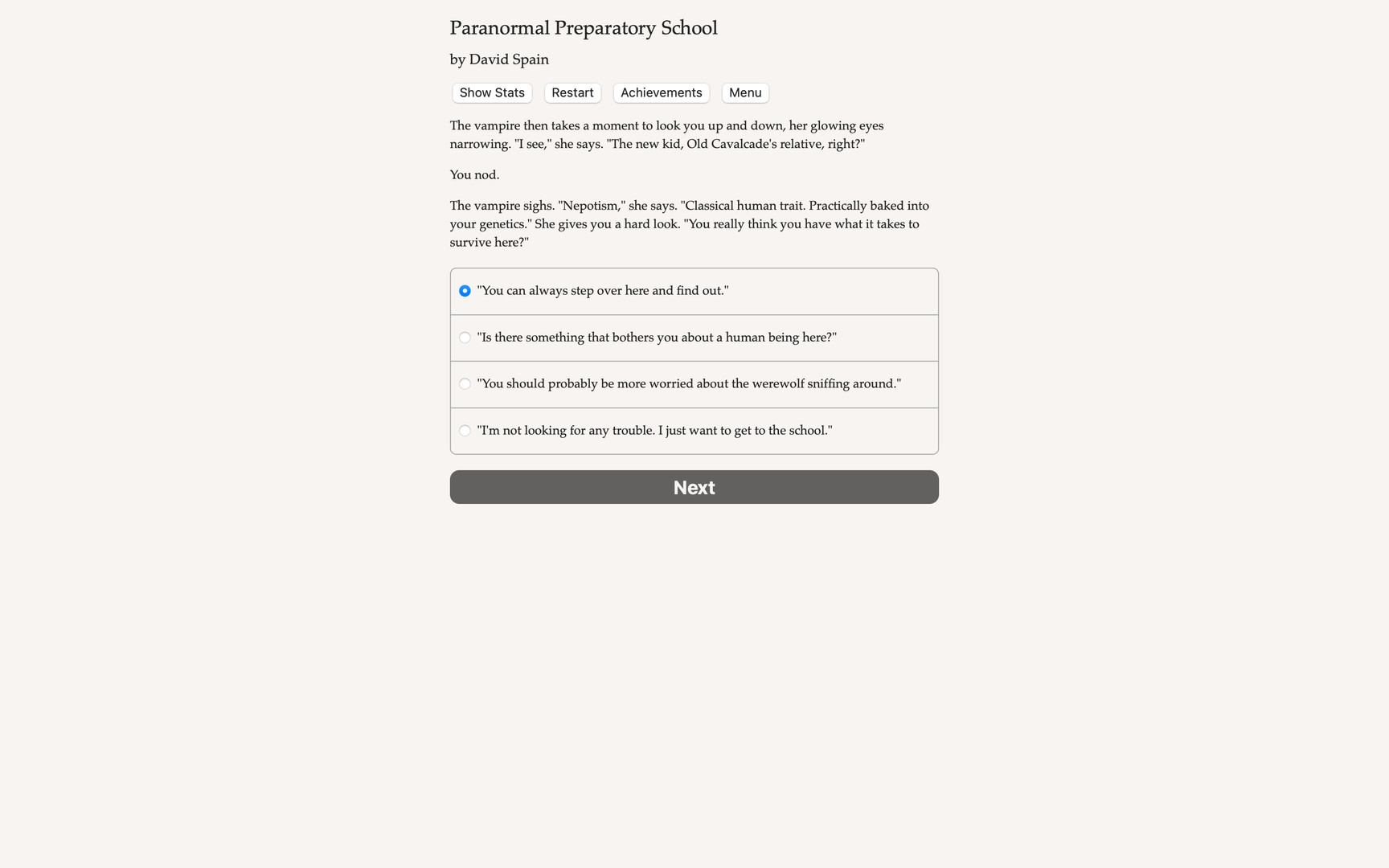 Paranormal Preparatory School
