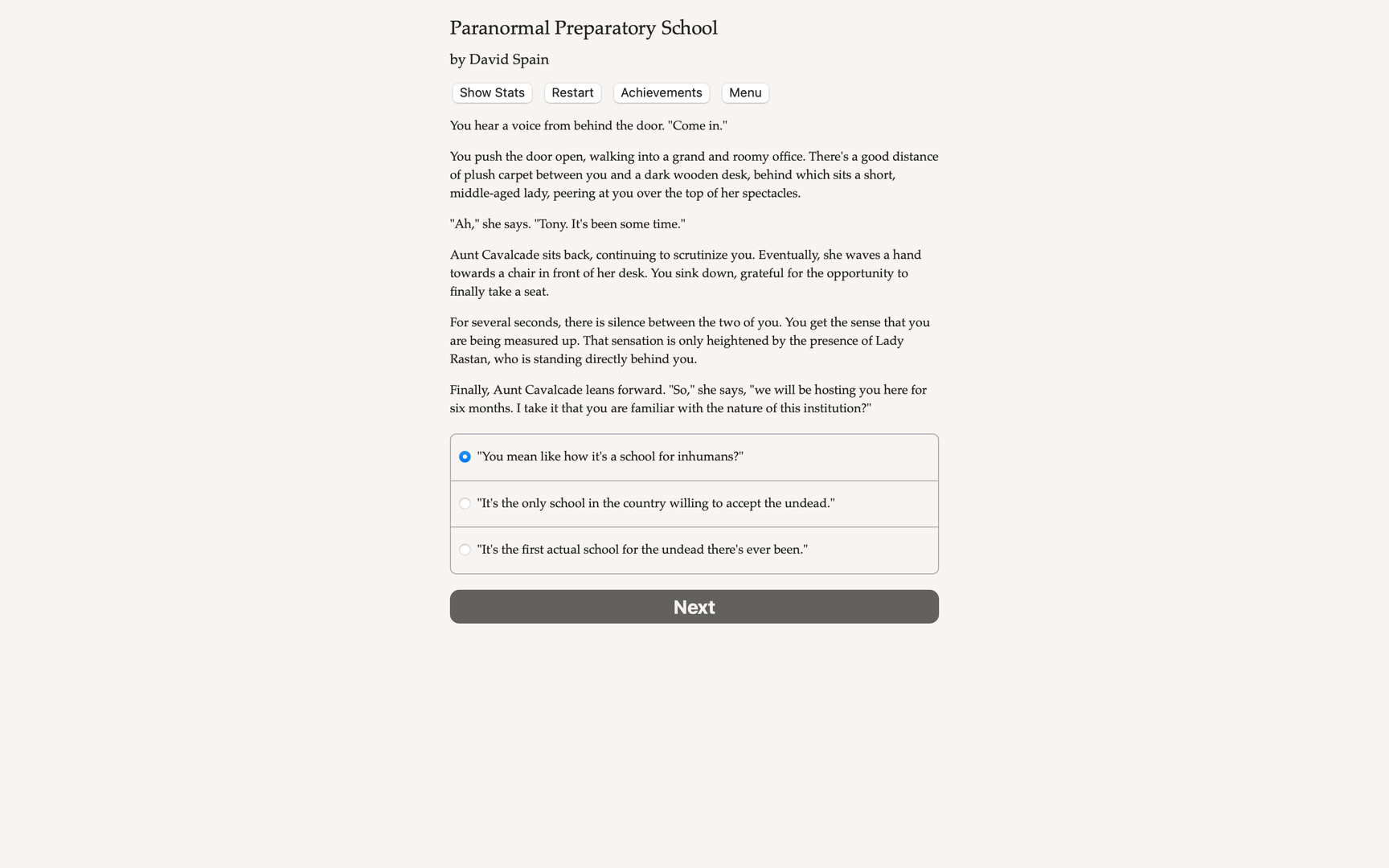 Paranormal Preparatory School