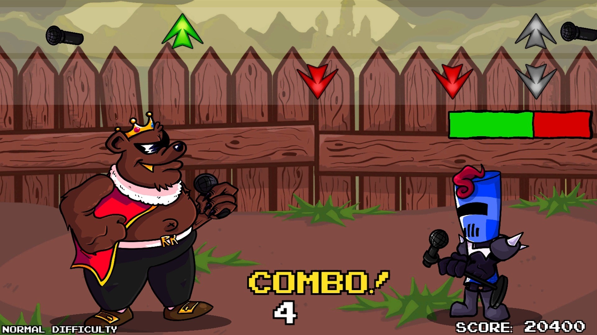 Rhythm Knights: Double Treble