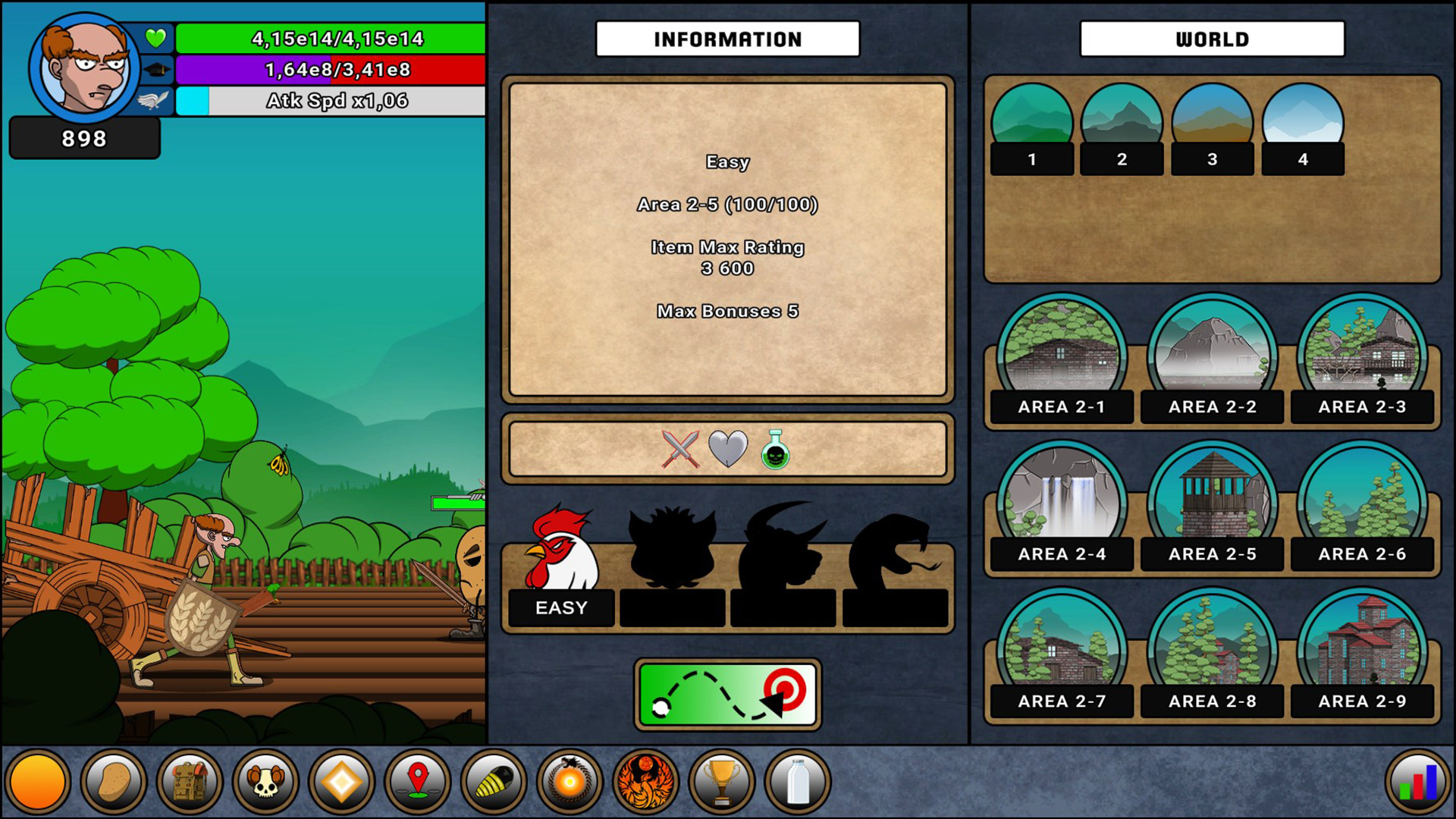 Farmer Against Potatoes Idle