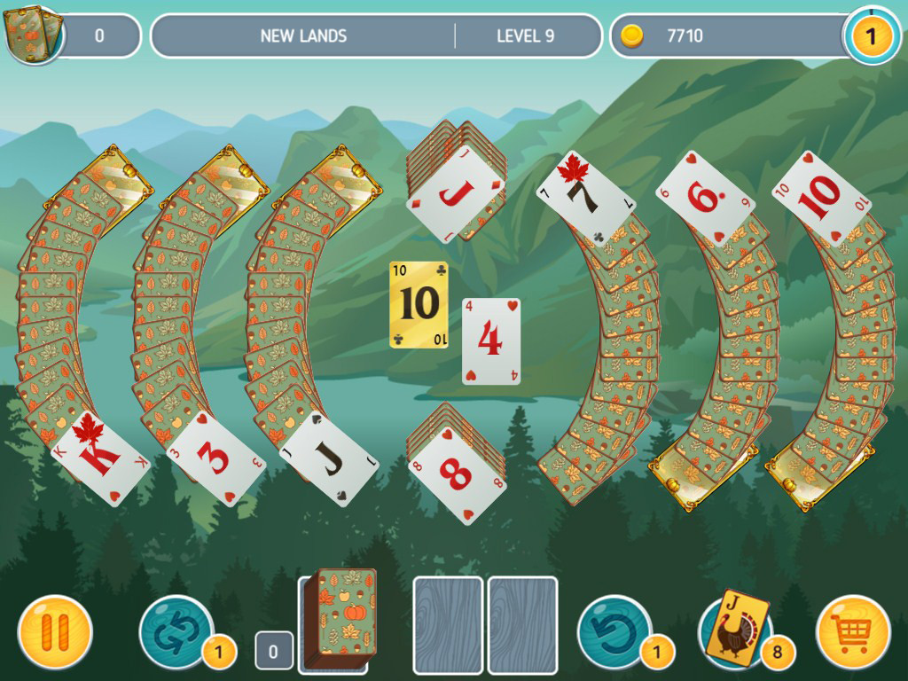 Solitaire Match 2 Cards. Thanksgiving Day