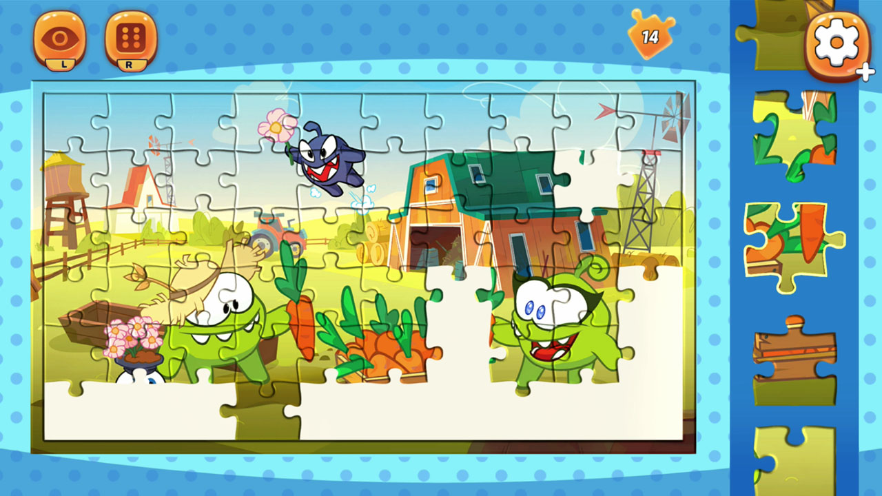 Om Nom: Coloring, Toons &amp; Puzzle – Flavorful Puzzles