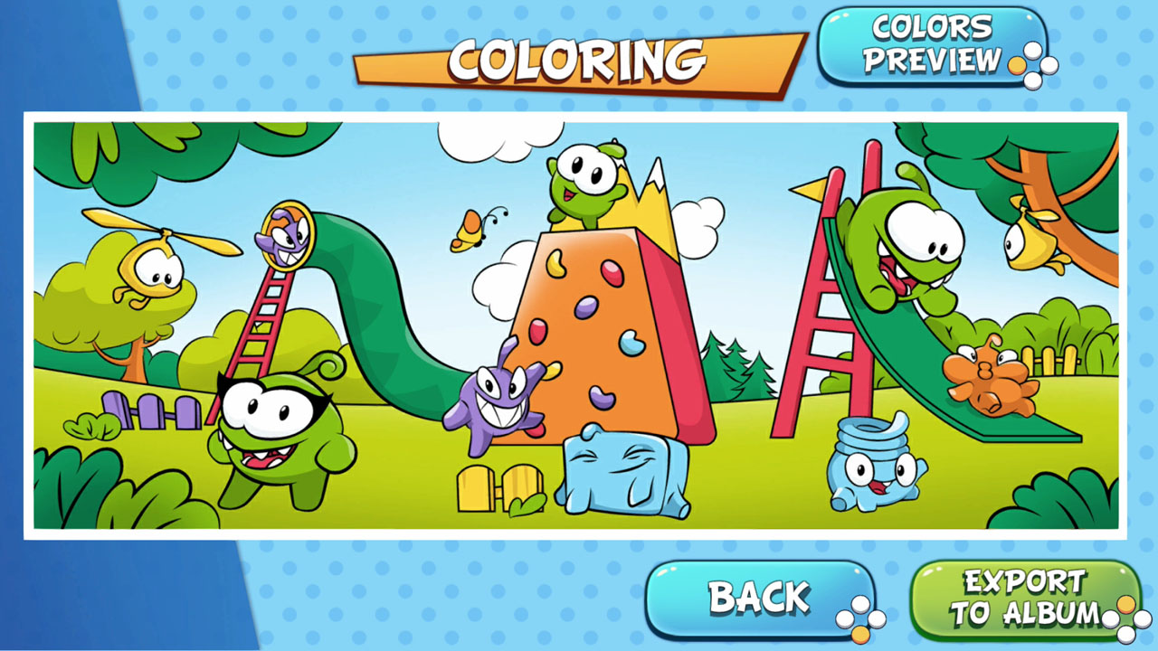 Om Nom: Coloring, Toons &amp; Puzzle – Complete Pack