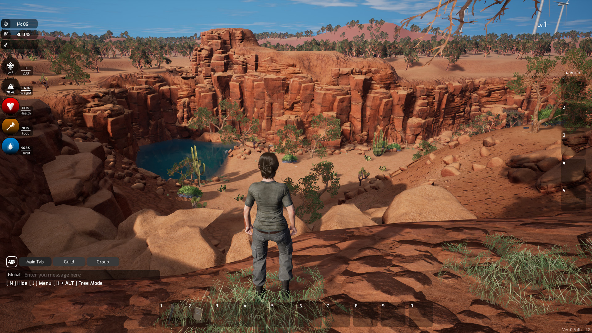 KeepUp Survival: Red Desert Map