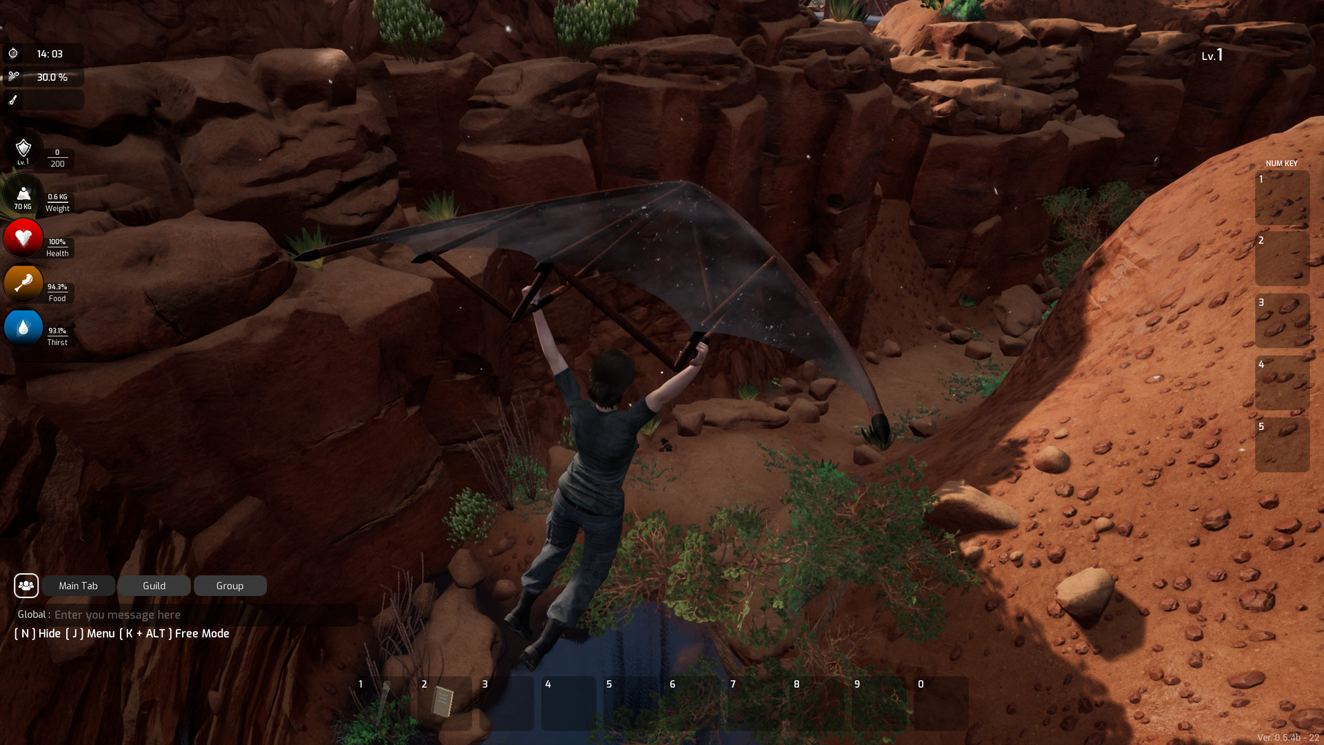 KeepUp Survival: Red Desert Map