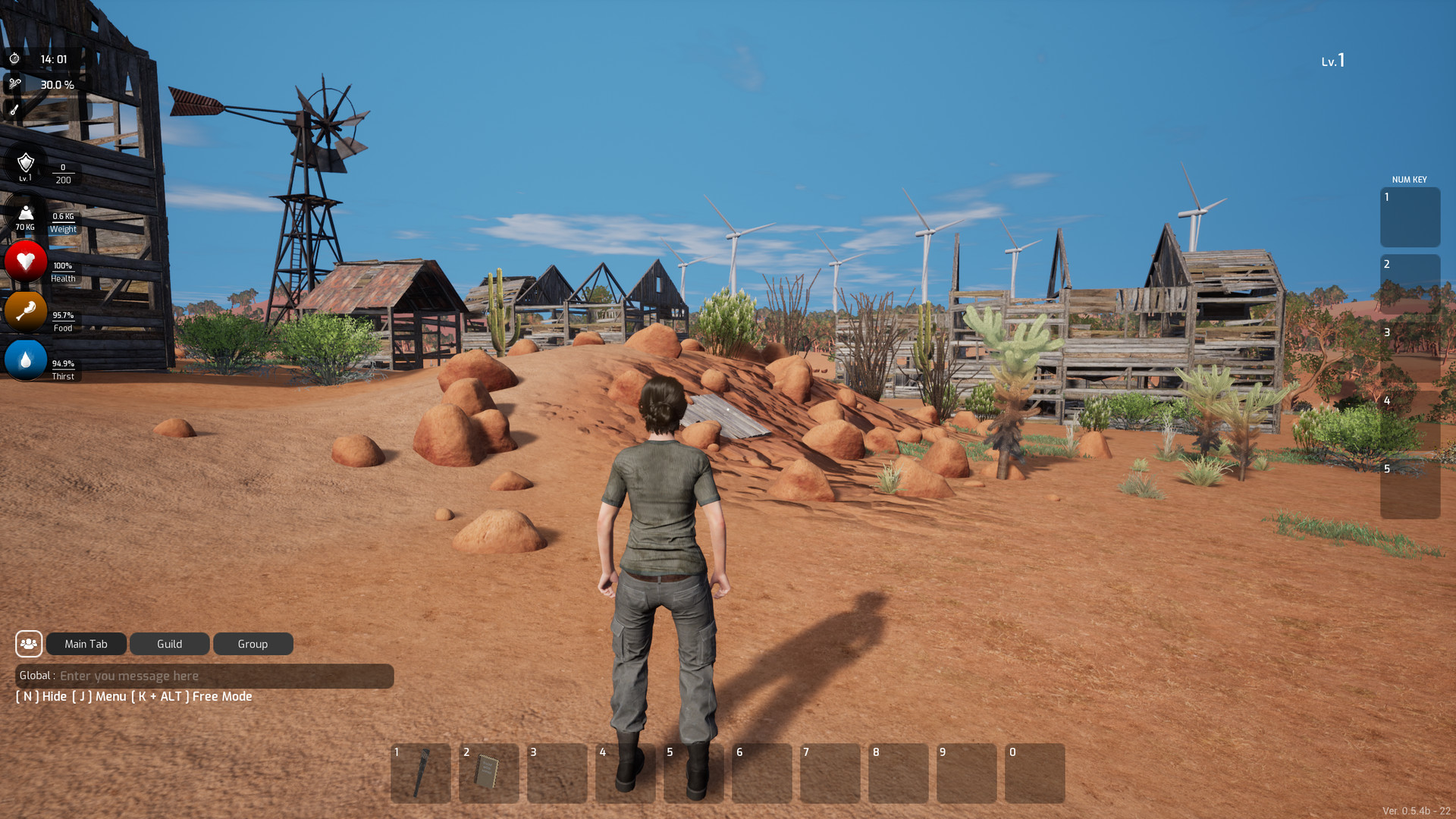 KeepUp Survival: Red Desert Map