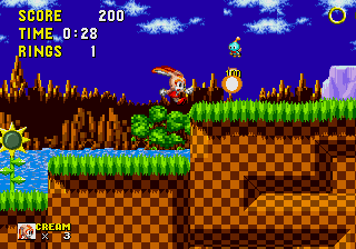 Cream and Cheese in Sonic the Hedgehog