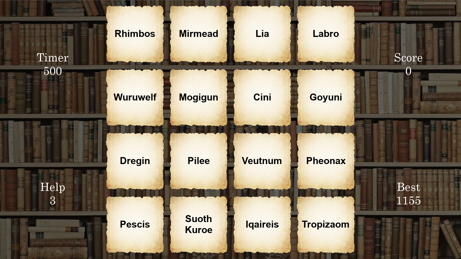 Vowel Movements