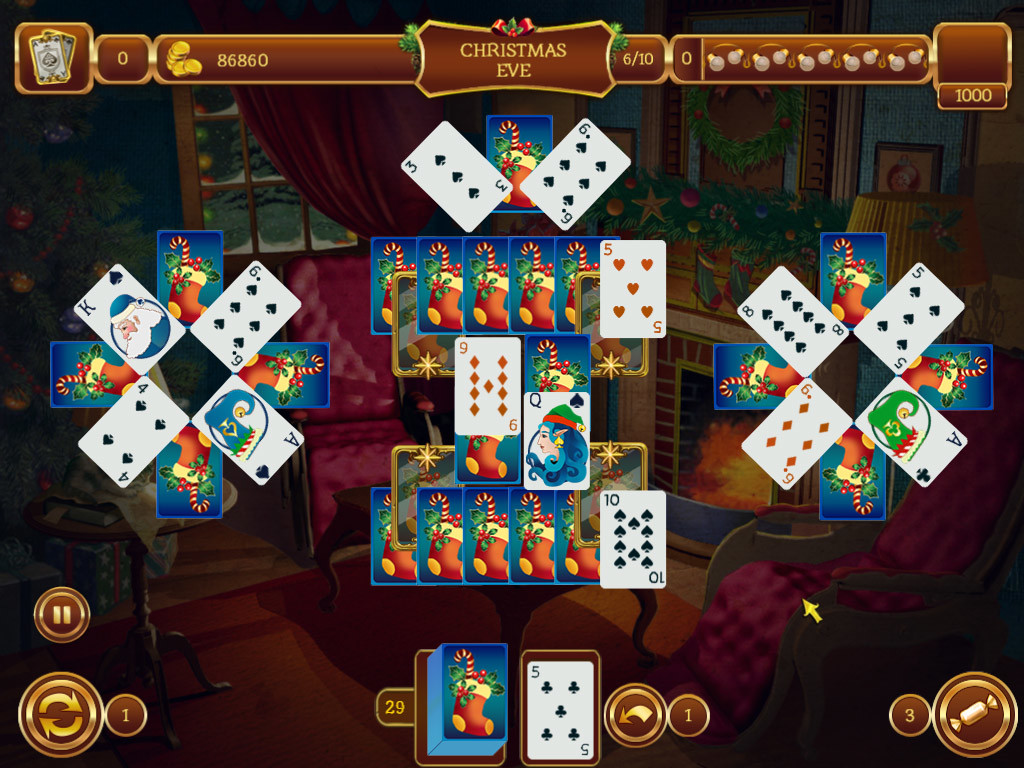 Solitaire Game Christmas