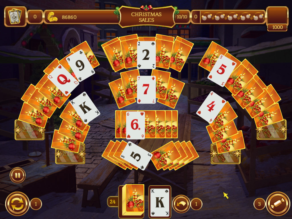 Solitaire Game Christmas