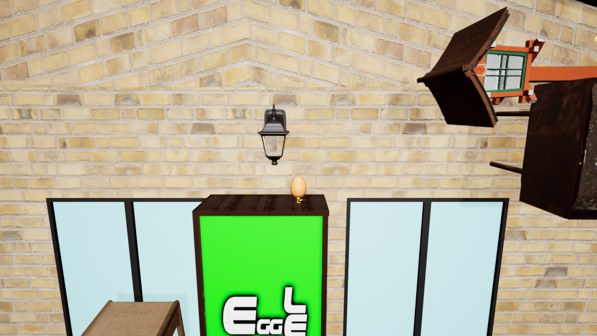 Egg Over It: Fall Flat From the Top