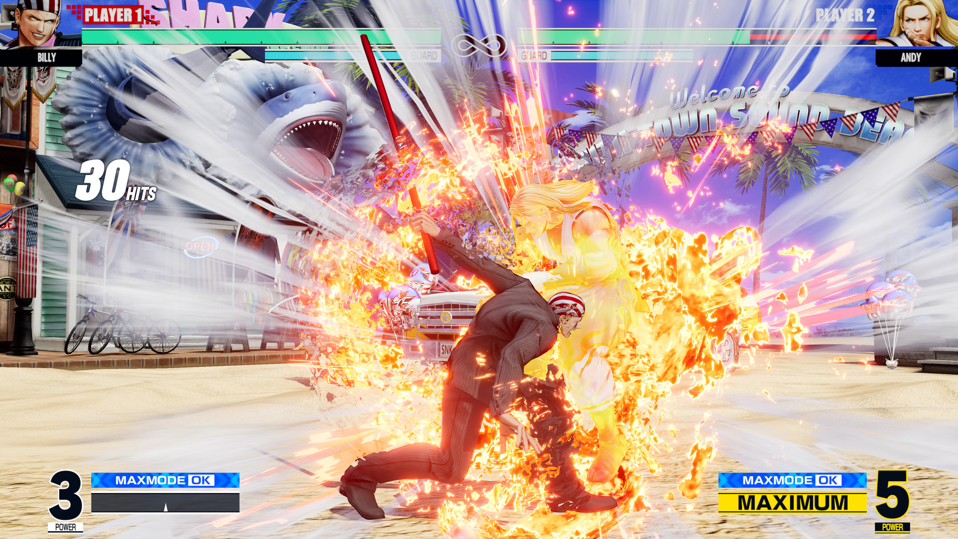 The King of Fighters XV: Characters Team South Town
