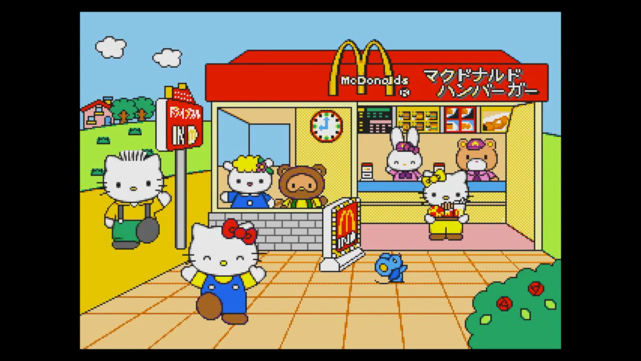 Hello Kitty to McDonald de Asobo!