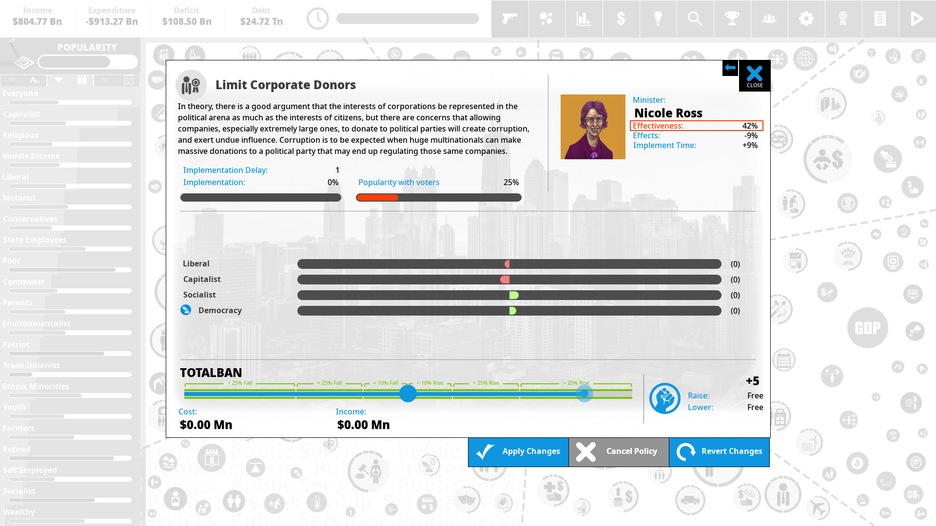 Democracy 4: Voting Systems