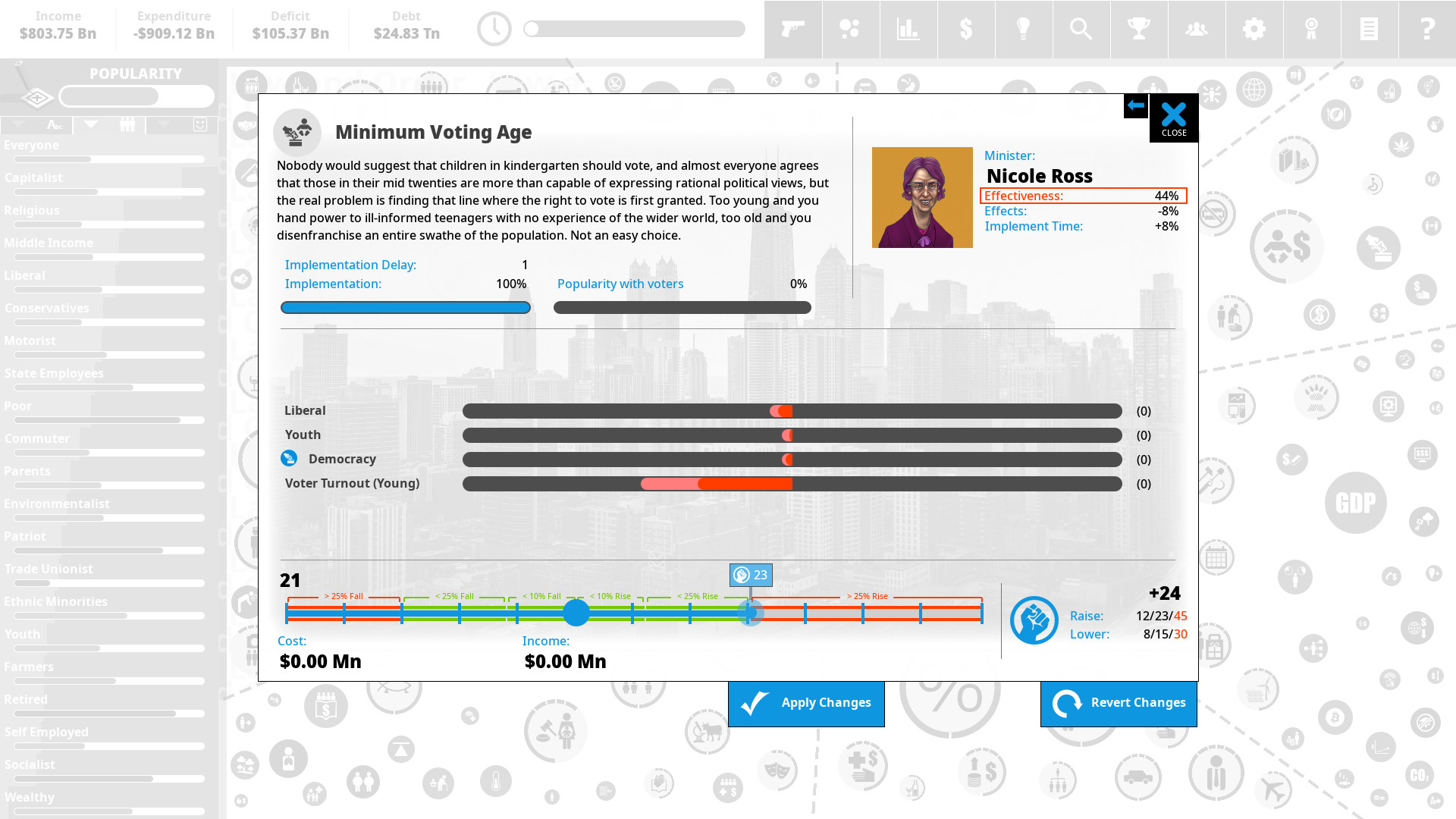 Democracy 4: Voting Systems