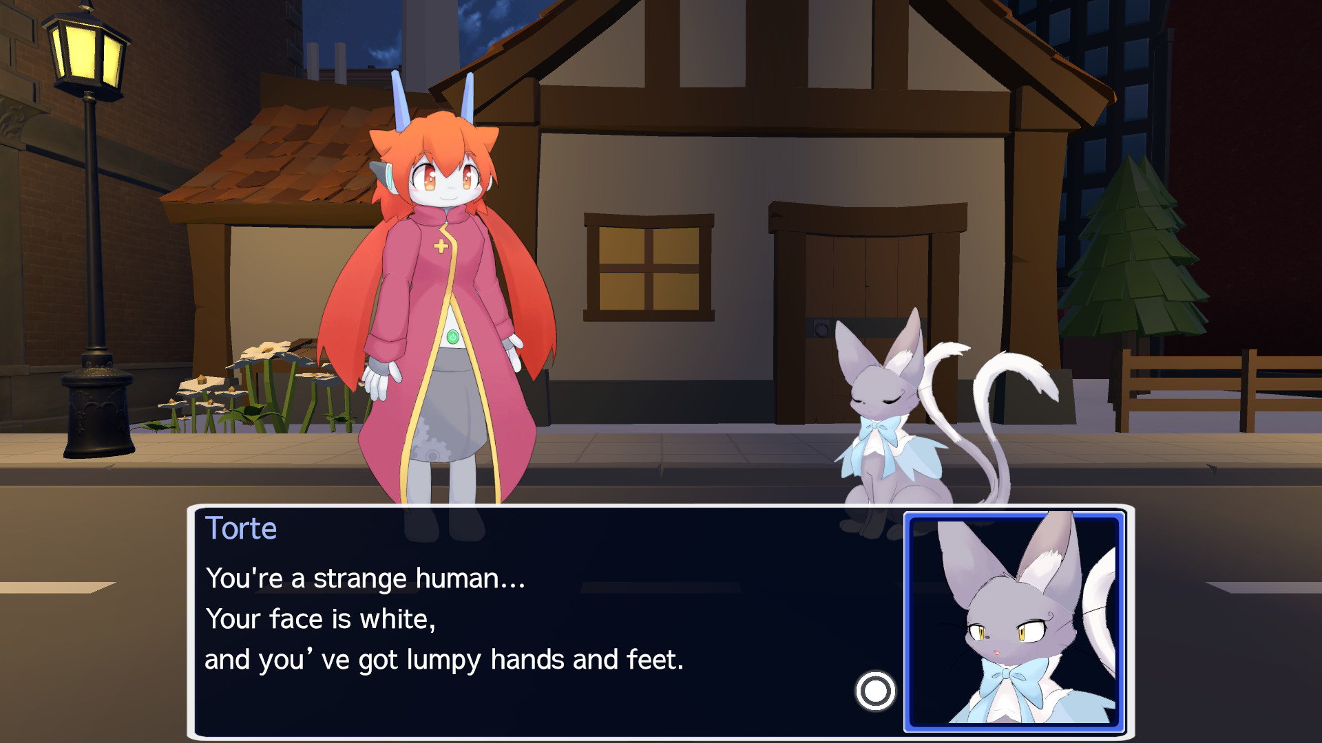 The Robot Girl Meets the Human!