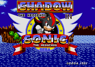 (Another) Shadow the Hedgehog in Sonic the Hedgehog