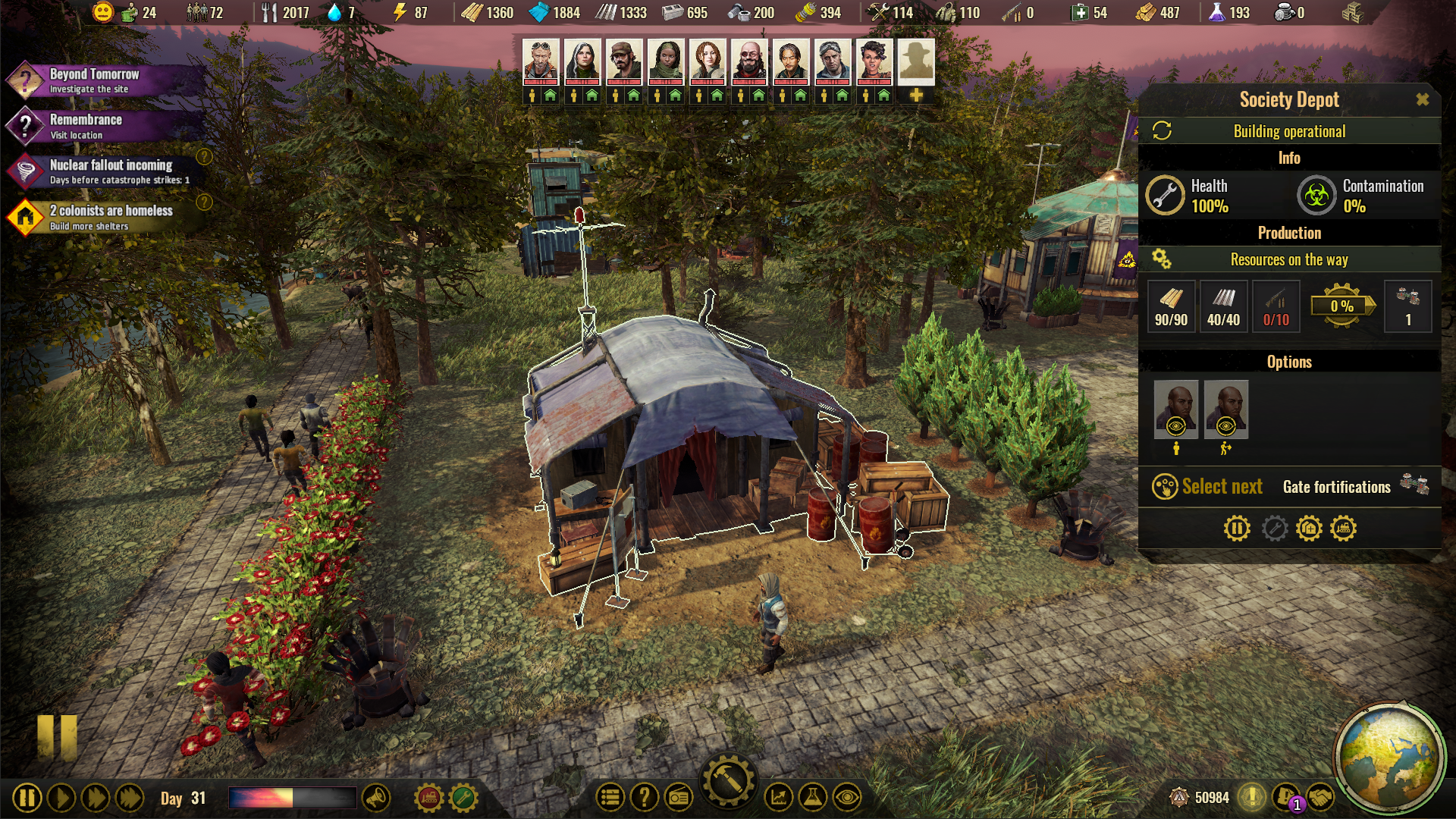 Surviving the Aftermath: New Alliances