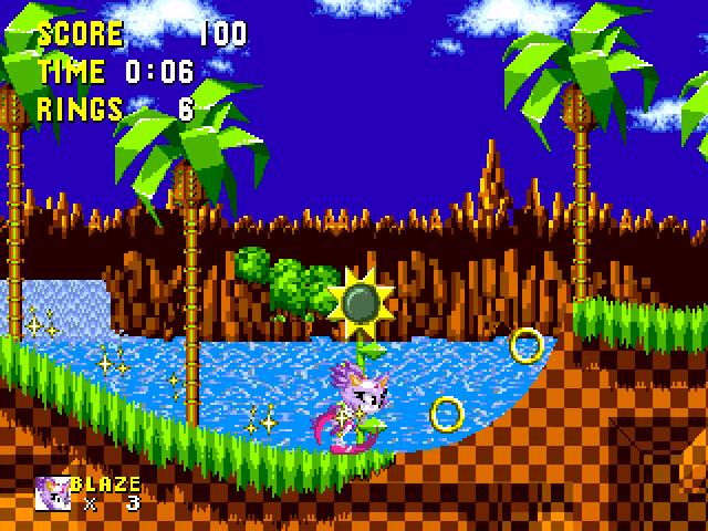 Blaze the Cat in Sonic the Hedgehog