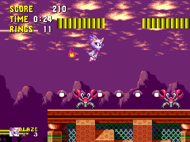 Blaze the Cat in Sonic the Hedgehog