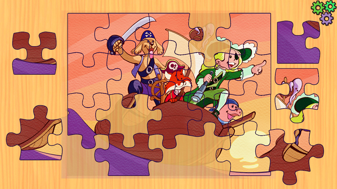 Pirates Jigsaw Puzzle for Kids &amp; Toddlers