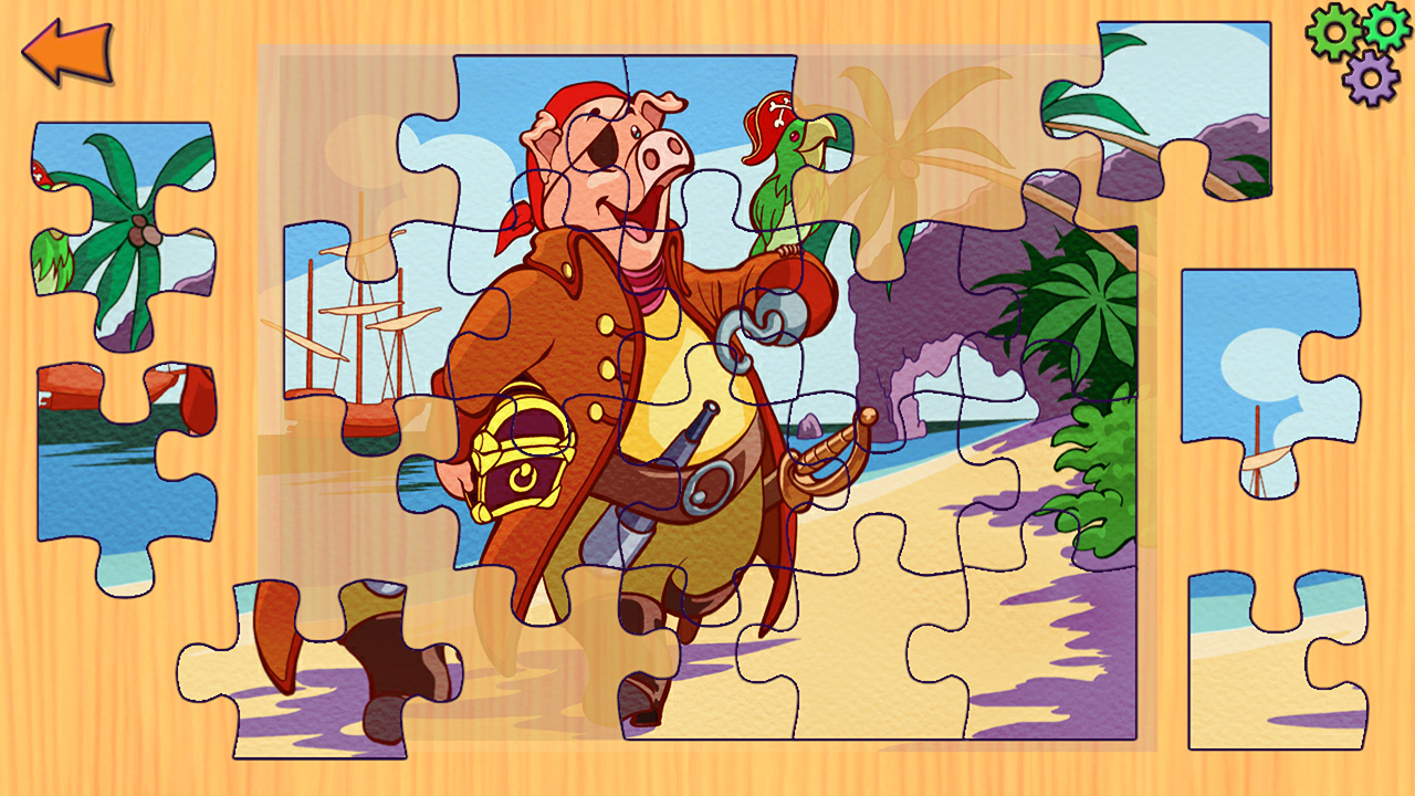 Pirates Jigsaw Puzzle for Kids &amp; Toddlers