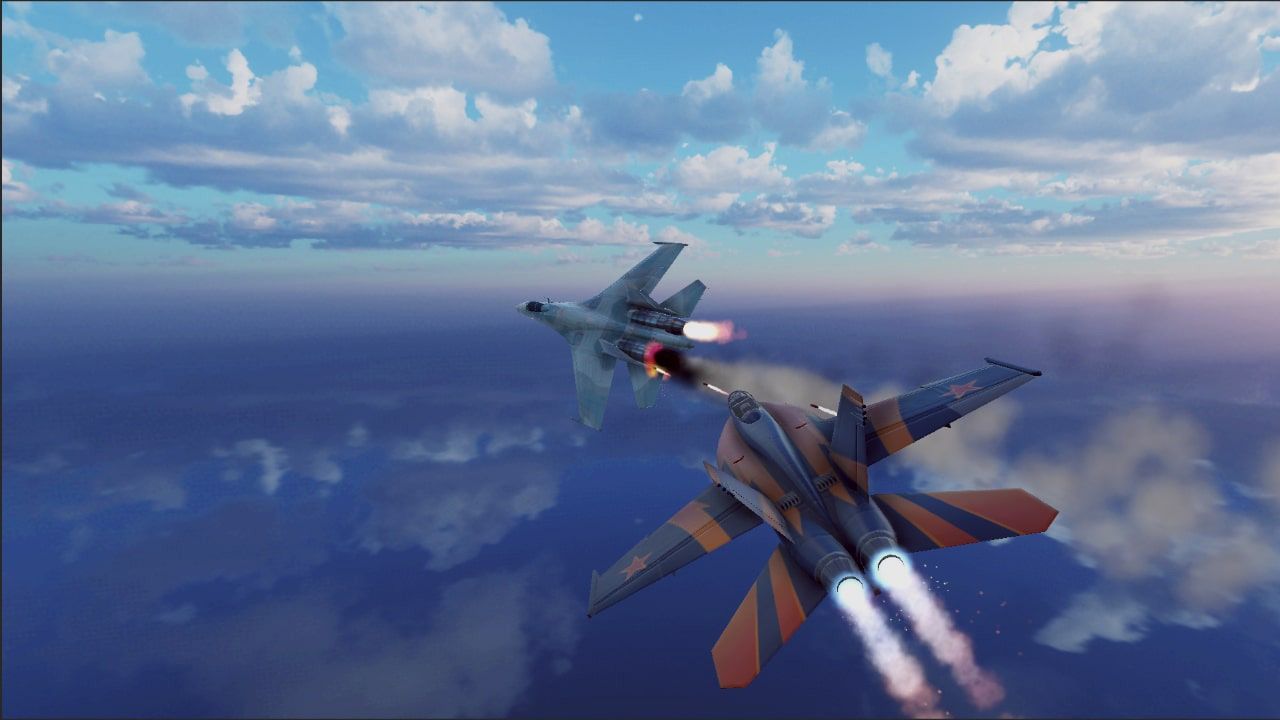 Horizon Midnight Sky Combat Aircraft: War Arena Flight Simulator 2022