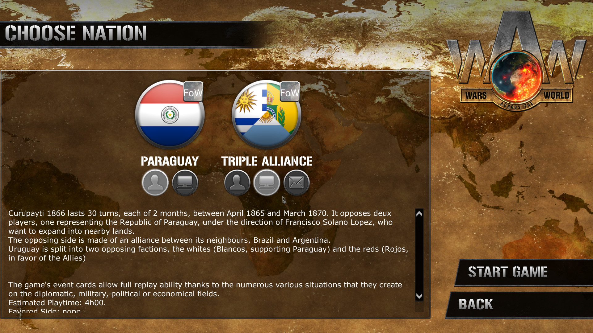 Wars Across the World: Curupayti 1866
