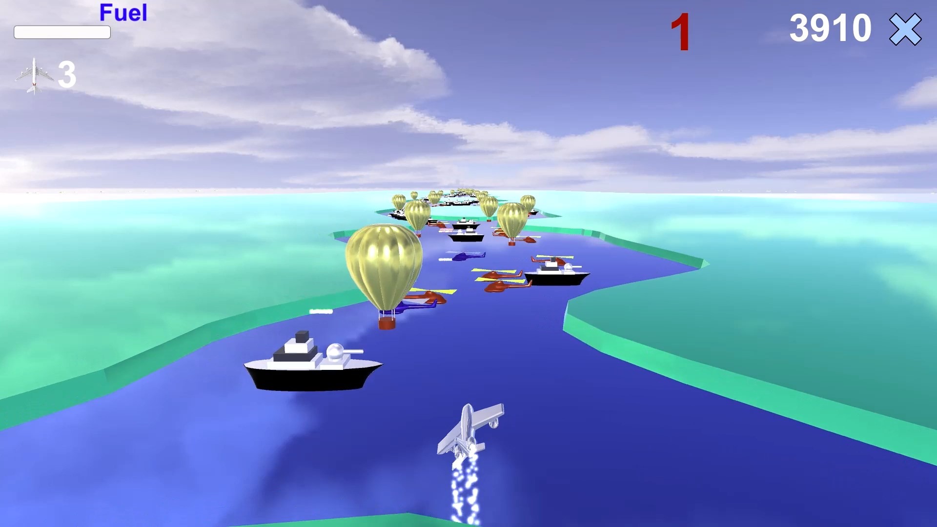 River Raid 3D