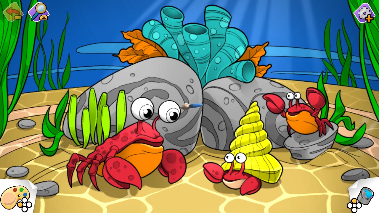 Coloring Book: Ocean Animals