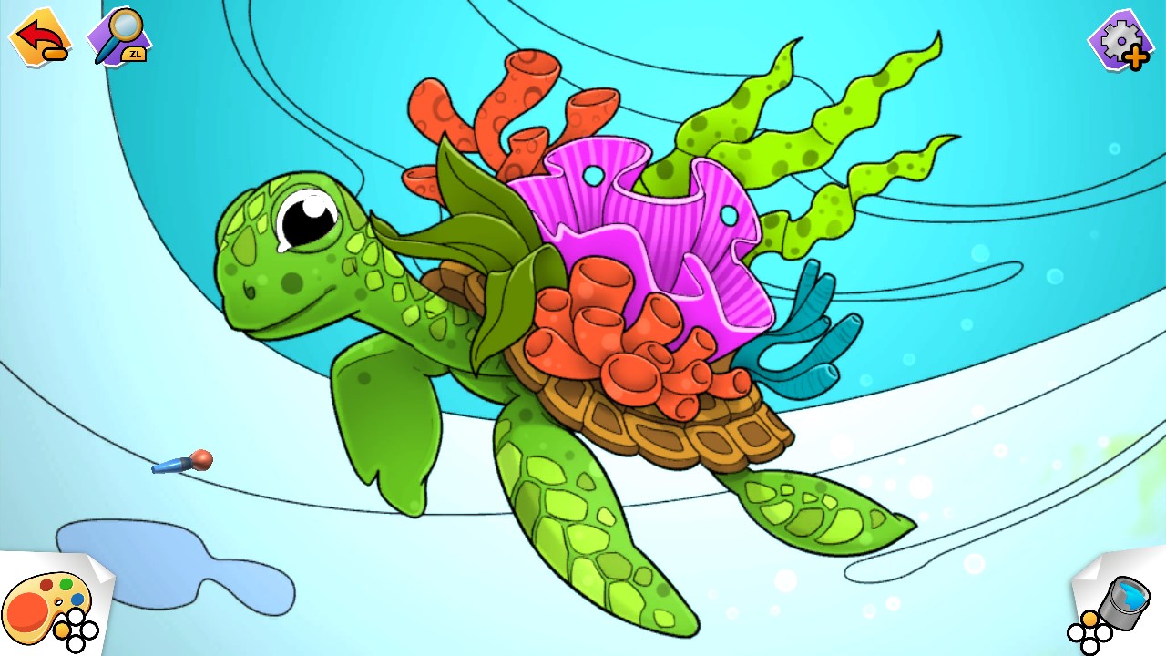 Coloring Book: Ocean Animals