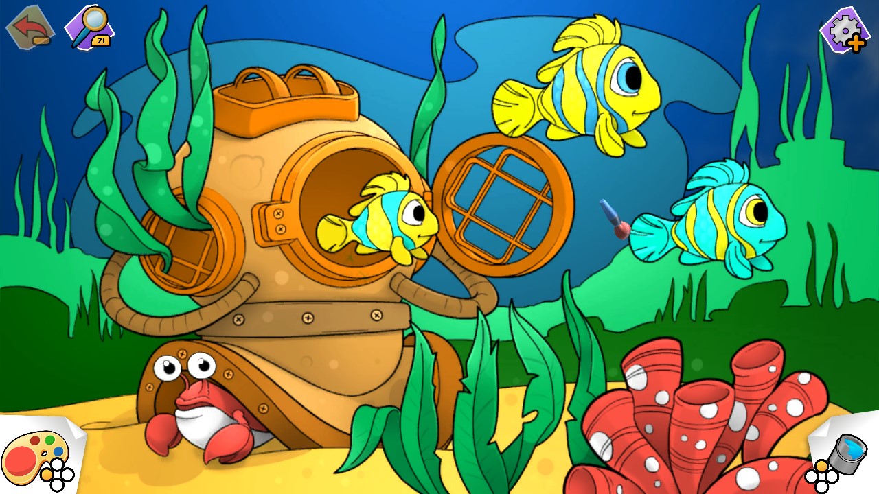 Coloring Book: Ocean Animals