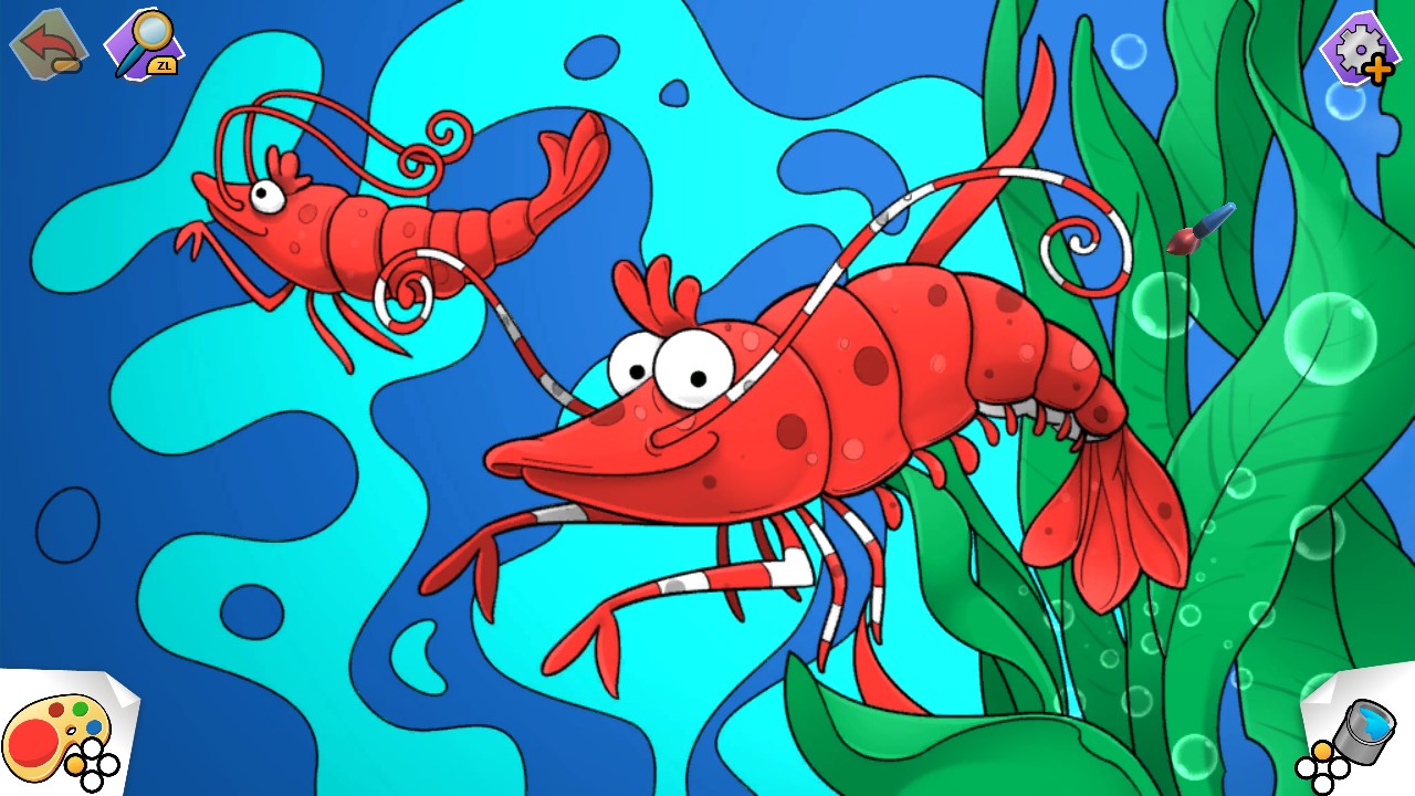 Coloring Book: Ocean Animals