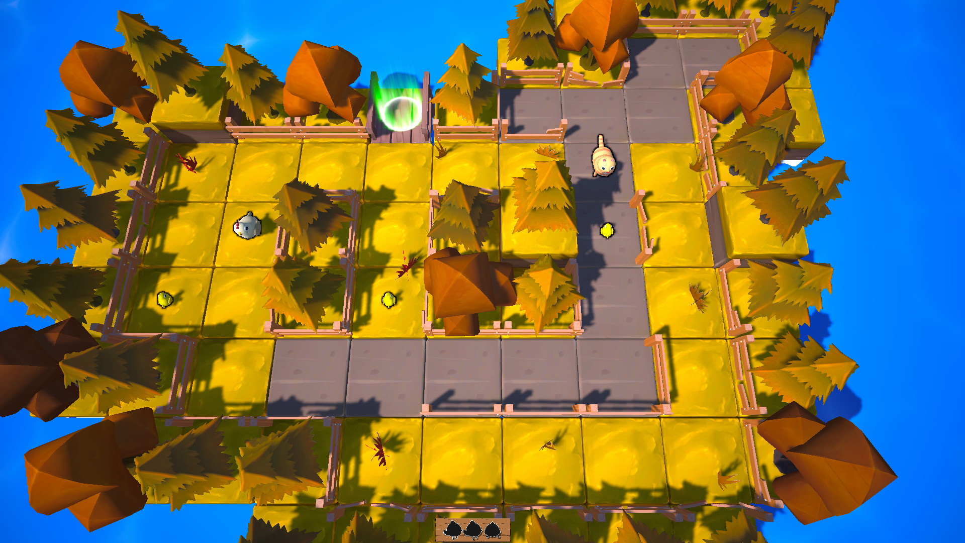 Hen, Chicks and Cats