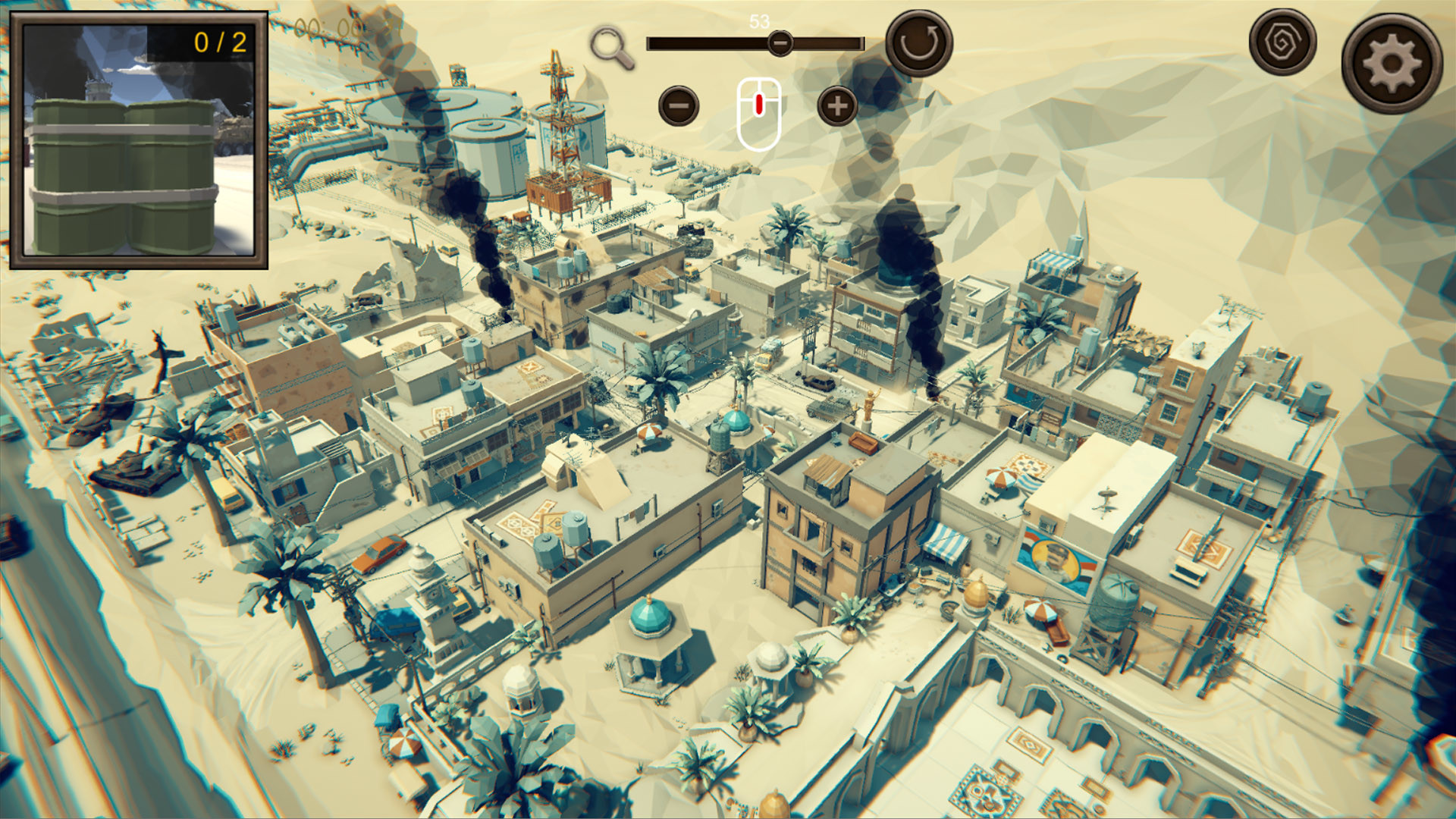 Hidden Desert War: Top-Down 3D