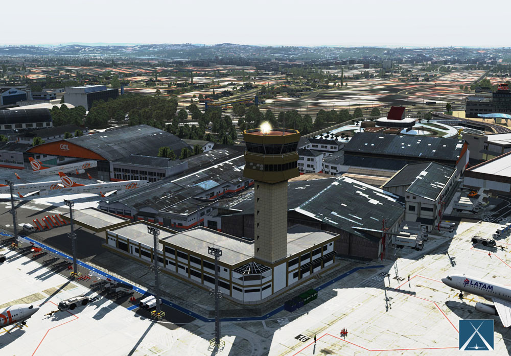 X-Plane 11: Globall Art – SBGR: São Paulo – Guarulhos International Airport