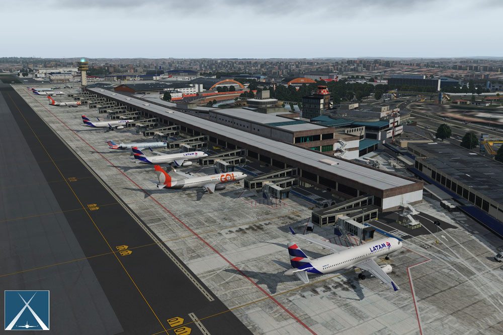 X-Plane 11: Globall Art – SBGR: São Paulo – Guarulhos International Airport