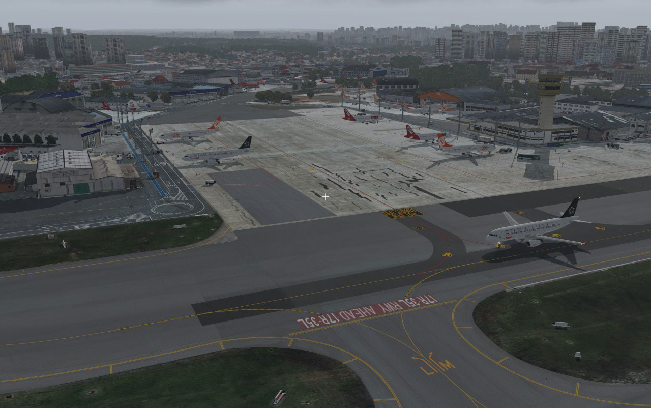 X-Plane 11: Globall Art – SBGR: São Paulo – Guarulhos International Airport
