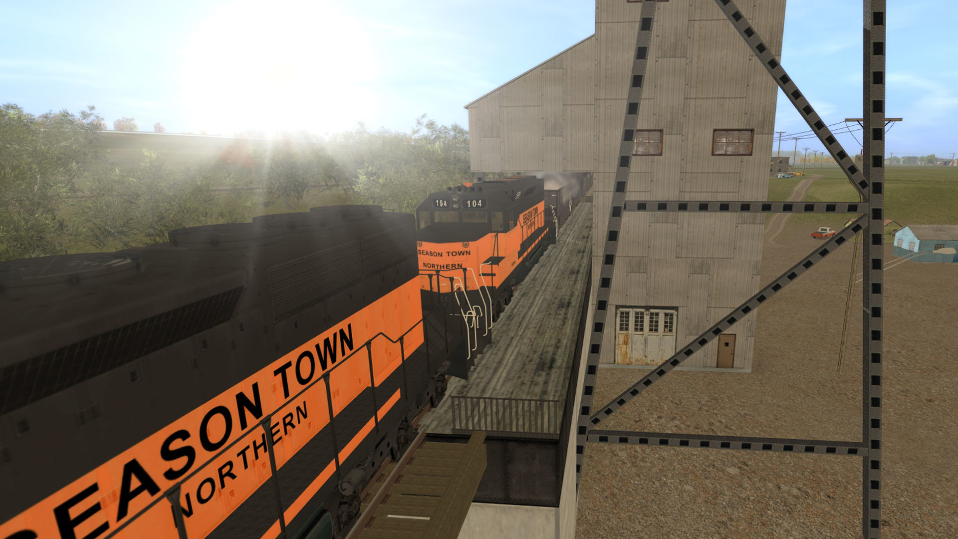 Trainz Railroad Simulator 2022: Season Town Northern Rail Road Route