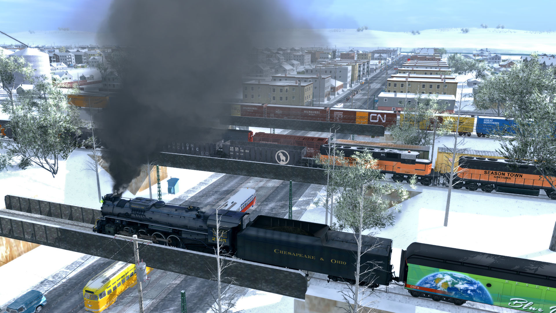 Trainz Railroad Simulator 2022: Season Town Northern Rail Road Route