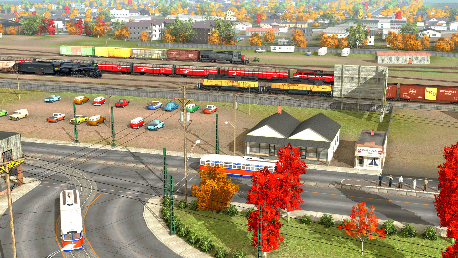 Trainz Railroad Simulator 2022: Season Town Northern Rail Road Route