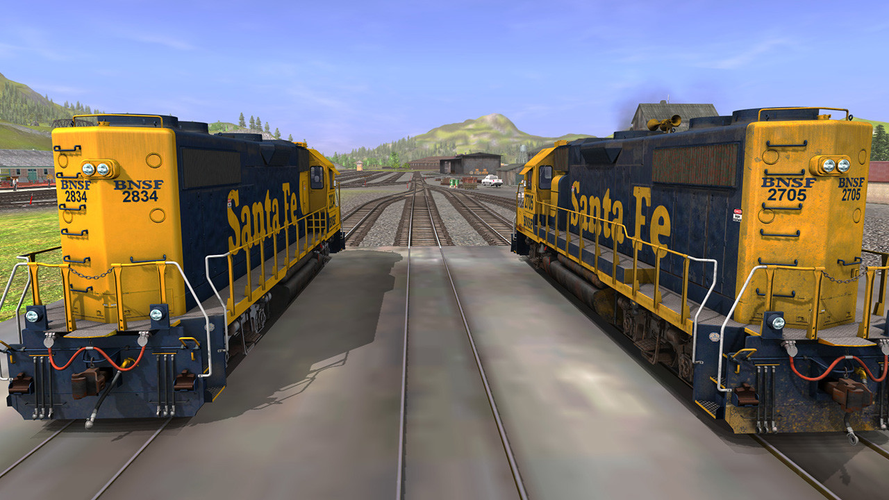 Trainz Railroad Simulator 2022: ATSF GP38-2 Santa FE 2 Pack