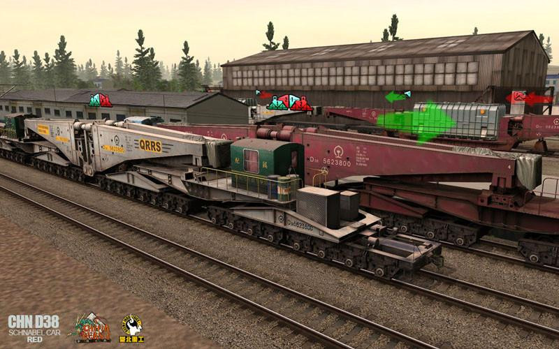 Trainz Railroad Simulator 2022: China D38 Schnabel Car – Full Pack