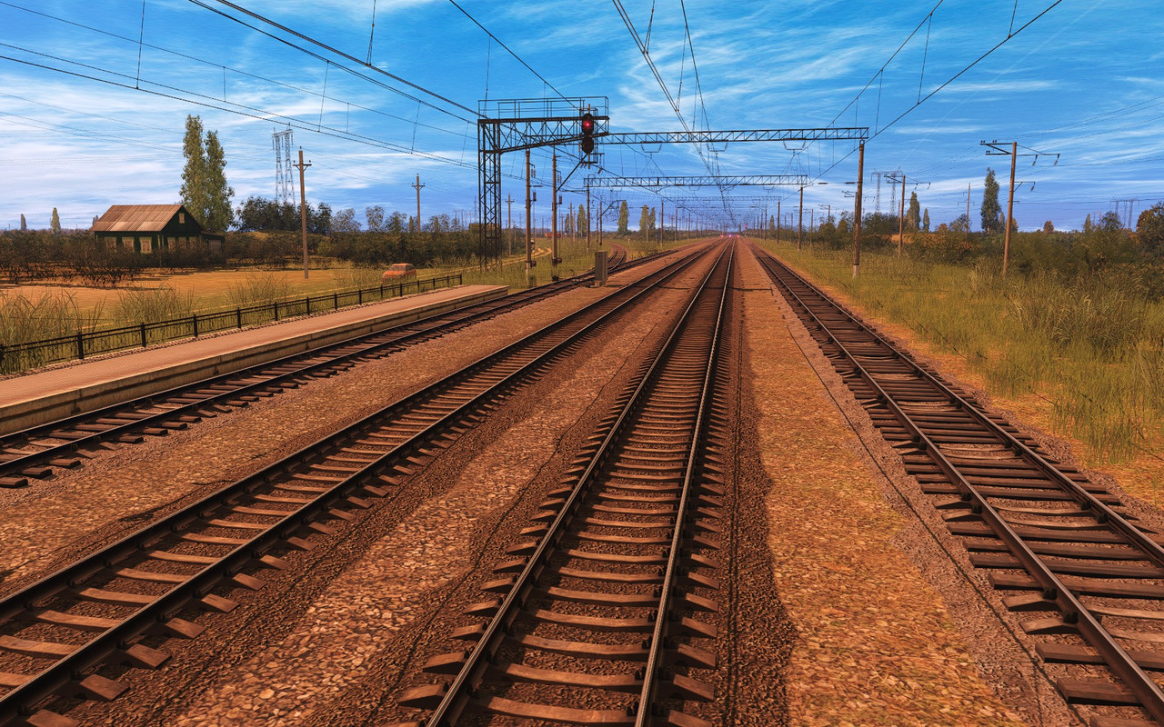 Trainz Railroad Simulator 2022: Rodnye Prostory Route